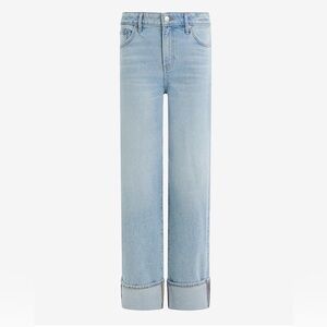 Express Light Wash Straight Leg Jeans